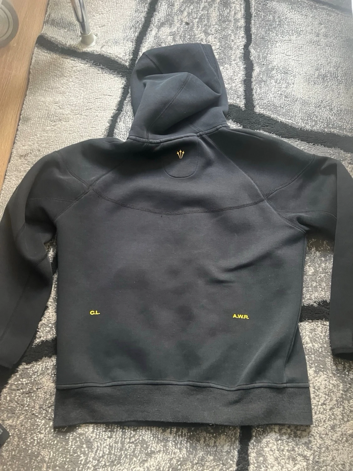 Svart Nike NOCTA hoodie med dragkedja - 1