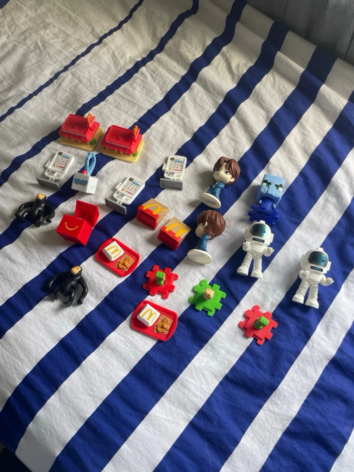 Samling McDonald's leksaker