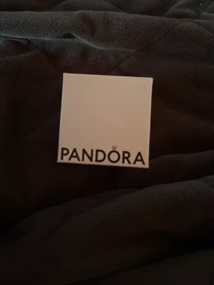 Smyckesask från Pandora - Snygg smyckesask från Pandora i vit kartong med svart insida. Perfekt för att förvara eller ge bort smycken. Klassisk fyrkantig form och stilren design med Pandoras logga på locket.