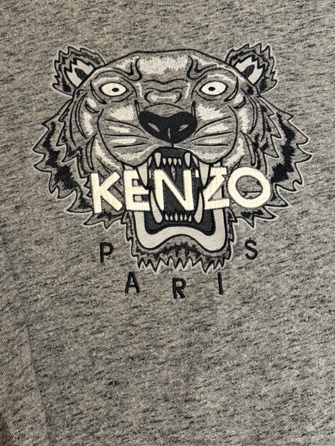 Grå sweatshirt från Kenzo med tiger - 1