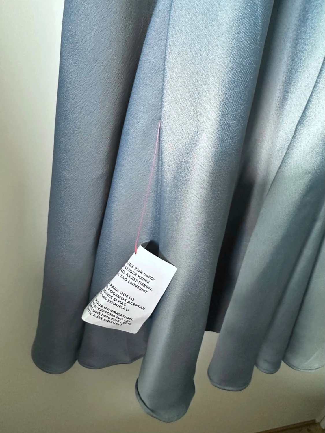 ASOS - Ljusblå lång klänning - storlek 32 / XXS - 5