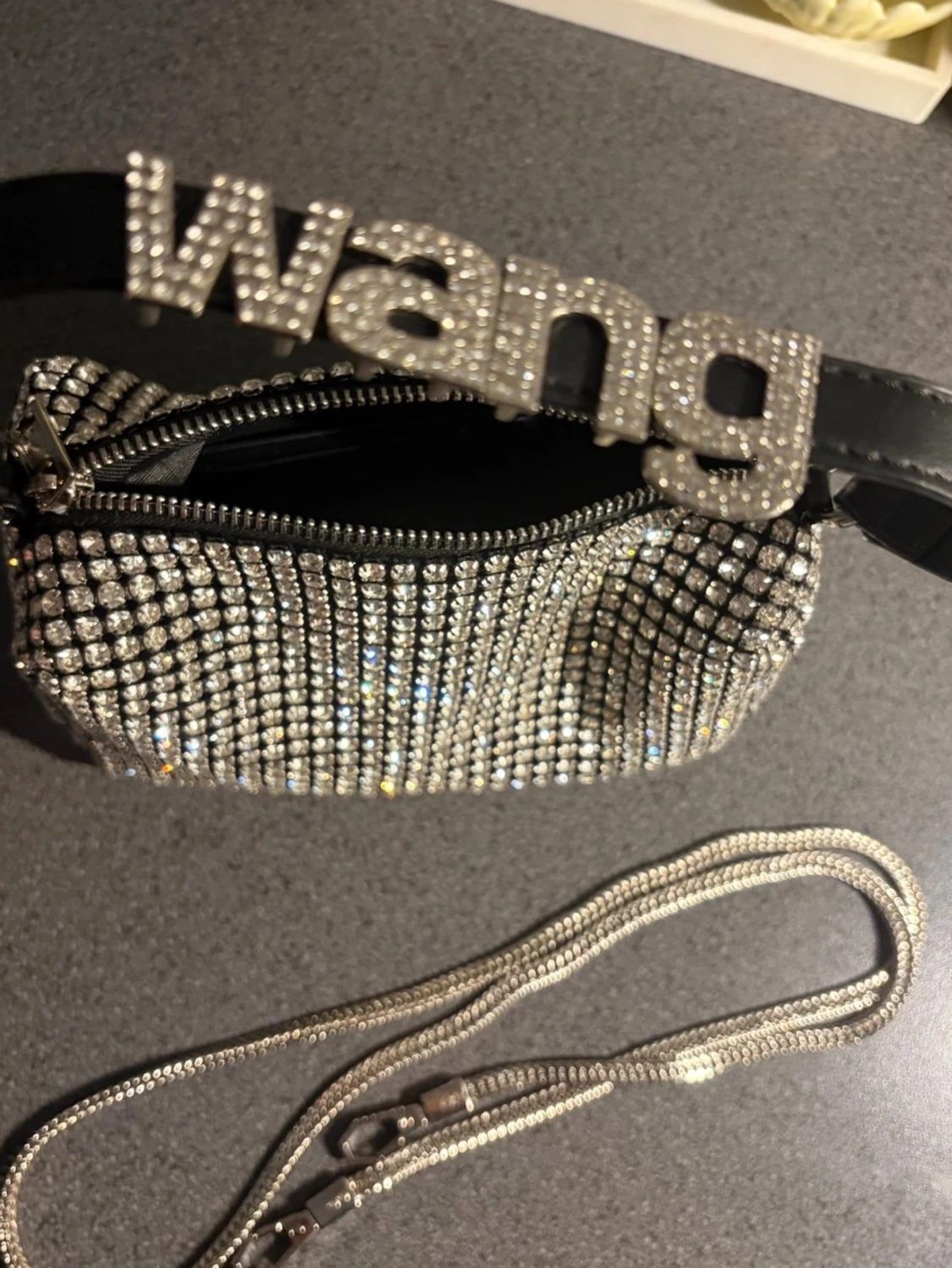 Glittrig handväska WANG  - 3