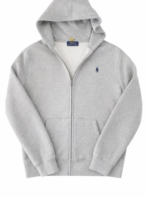 Grå hoodie från Polo Ralph Lauren - Snygg grå hoodie med dragkedja från Polo Ralph Lauren | Har en liten defekt på ärmen | priset går att diskuteras vid snabb affär 