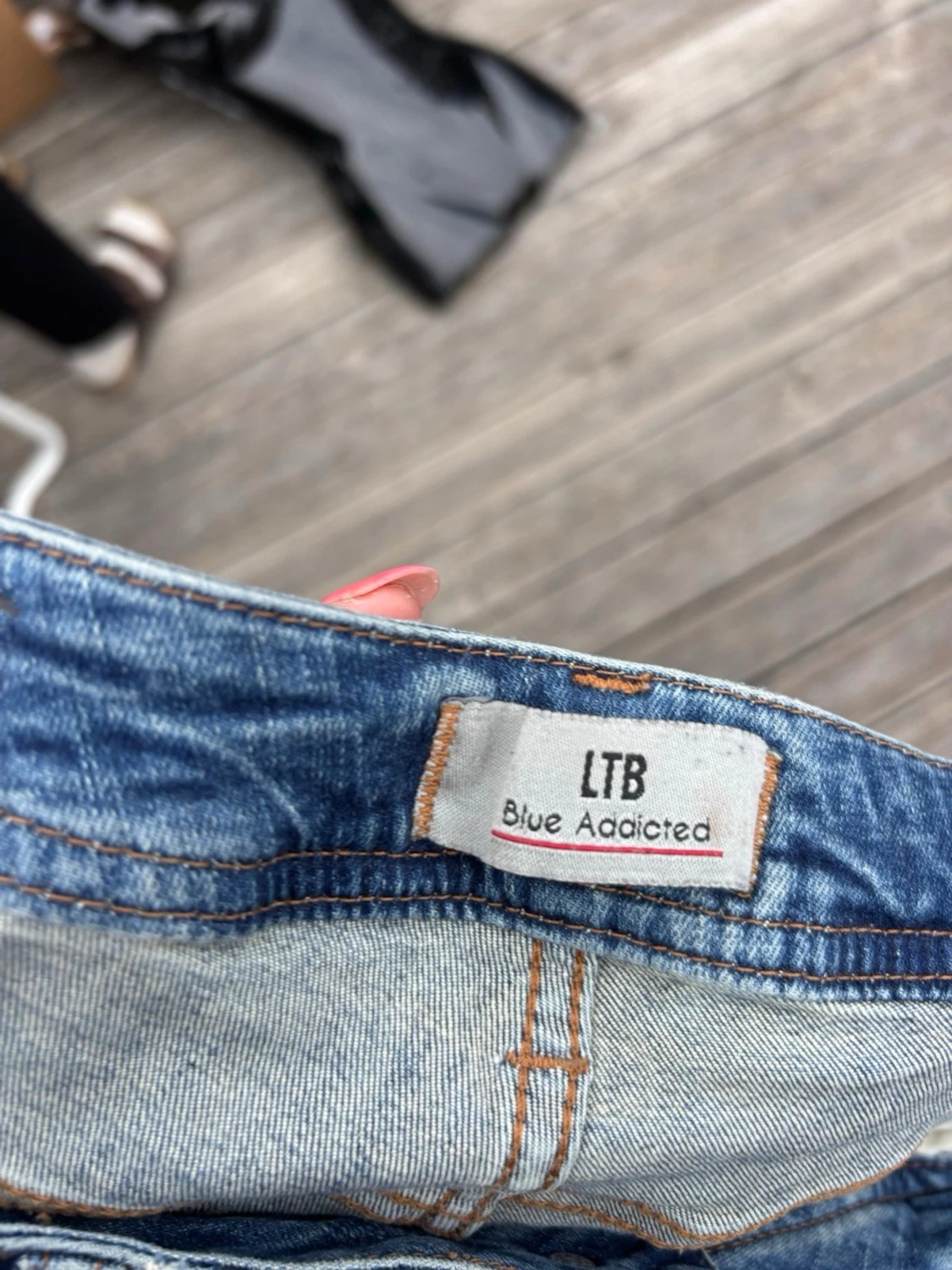 Blå bootcut jeans från LTB - 2