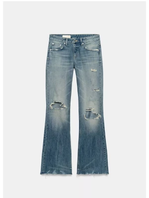 Zara jeans  - Någon som vill byta dessa Zara jeans till storlek 38? Jag har storlek 36 men då det är lite små för mig hade jag gärna velat byta till storlek 38. Prislapp kvar, så alldeles nya. Aldrig använda endast testade 