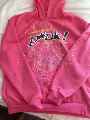 Rosa Hoodie - En snygg rosa hoodie! Andvänd 5ggr. Storlek S man, S-M kvinna. Pris kan diskuteras! 