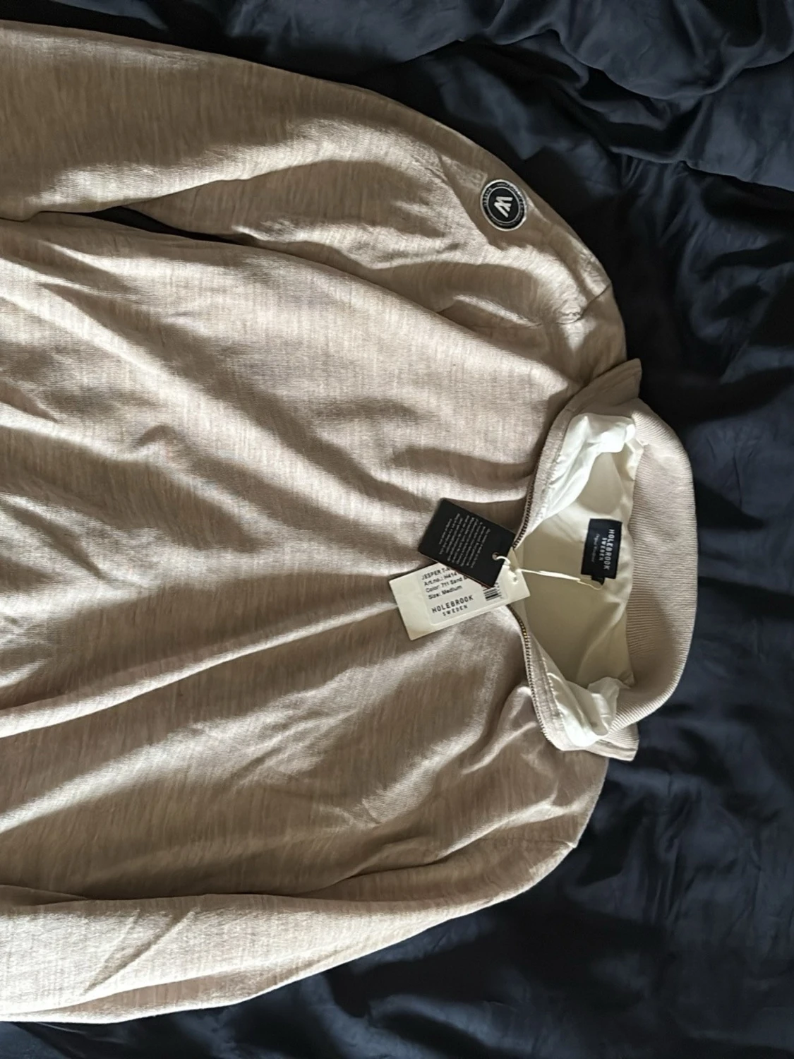 Jesper T-Neck Sand M Holebrook  - 1