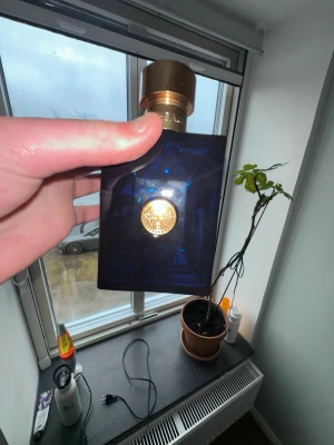 Versace Dylan blue 100ml - Jag säljer Versace Dylan blue parfym. Det kvarstår ungefär 55/100ml. Den luktar otroligt gott och håller 8-9 timmar på huden, perfekt för sommaren🍋🌊 jag kan även tänka mig byten. Priset kan förhandlas😊