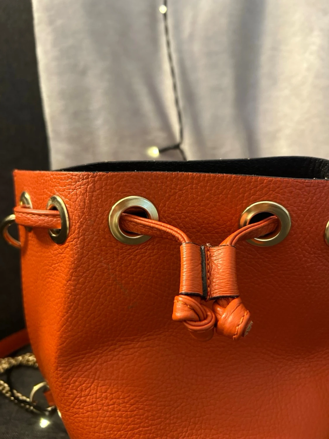 Orange Bucket bag väska  - 1