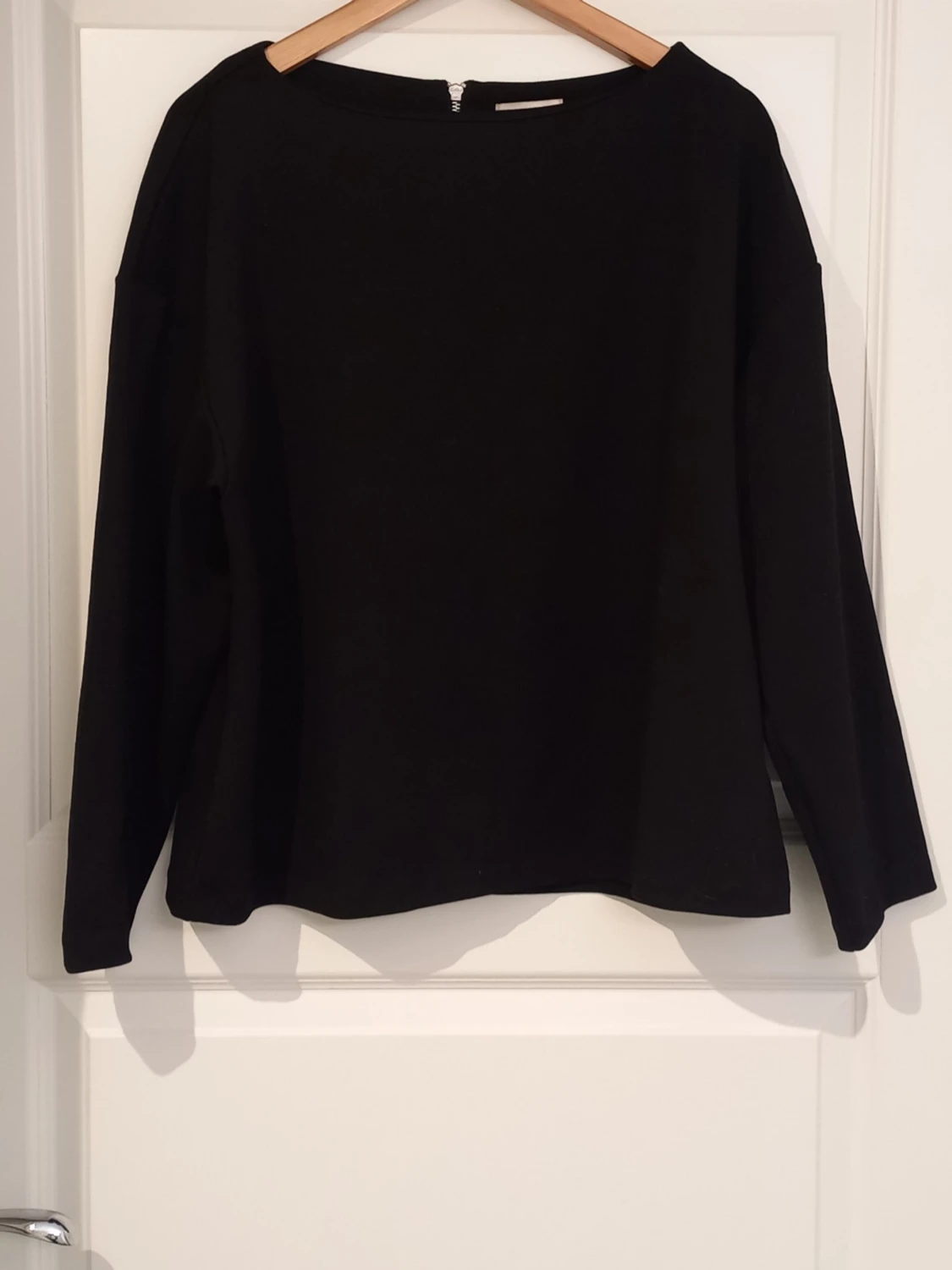 Svart långärmad topp från H&M