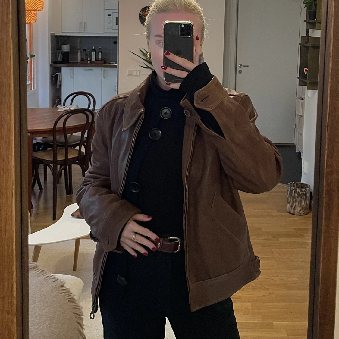 Vintage Marlboro leather jacket  - 90