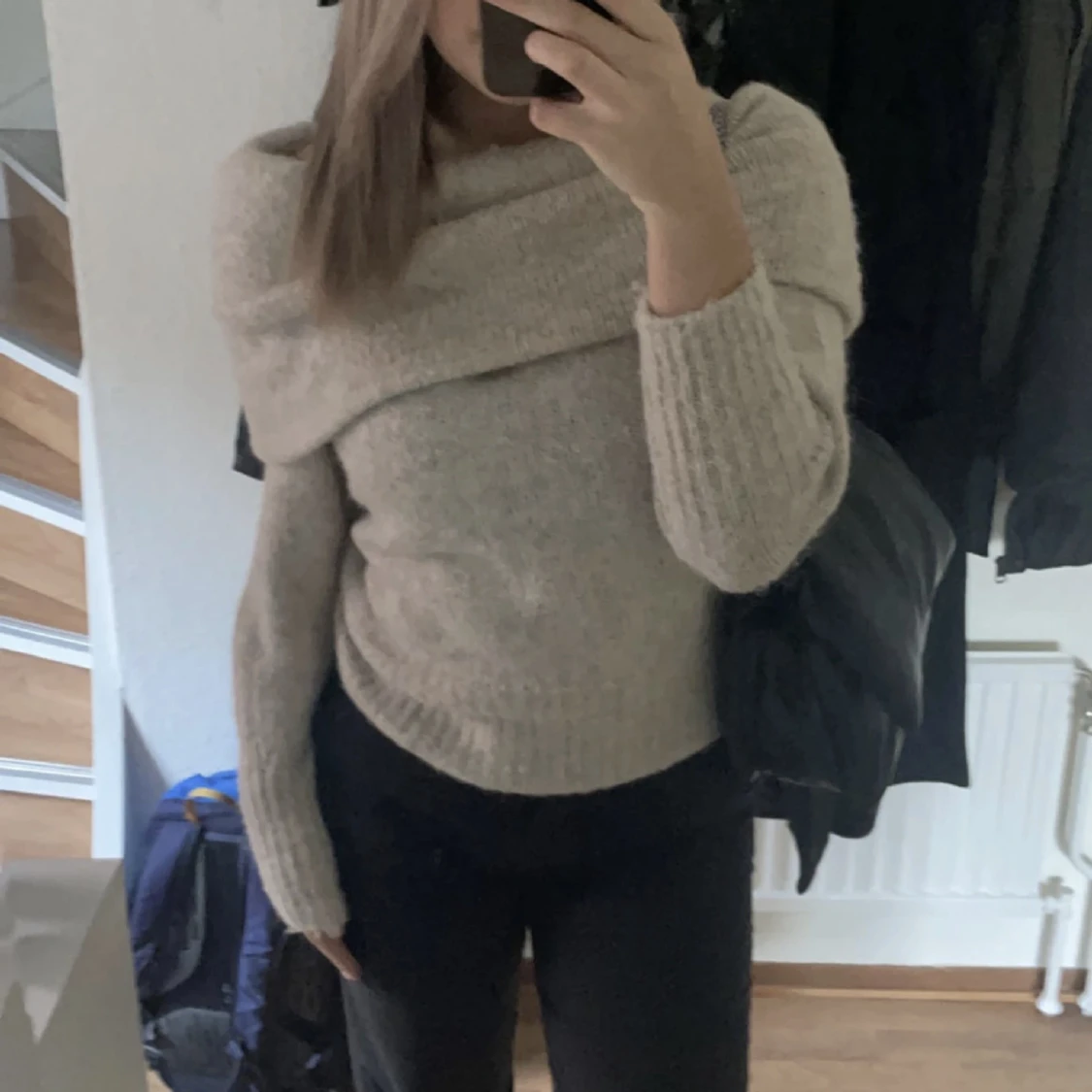 Stickad tröja 