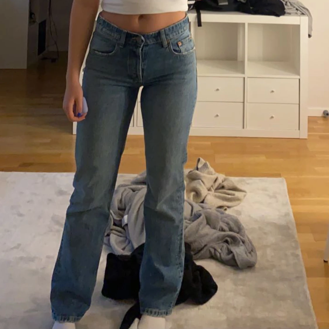 Blåa Jeans