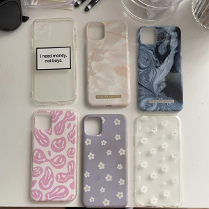 iPhone 11 skal PRO Max!!  - Säljer alla dessa skal pga har en annan mobil nu 🤍 60kr/st!! (iPhone 11 PRO Max!!)