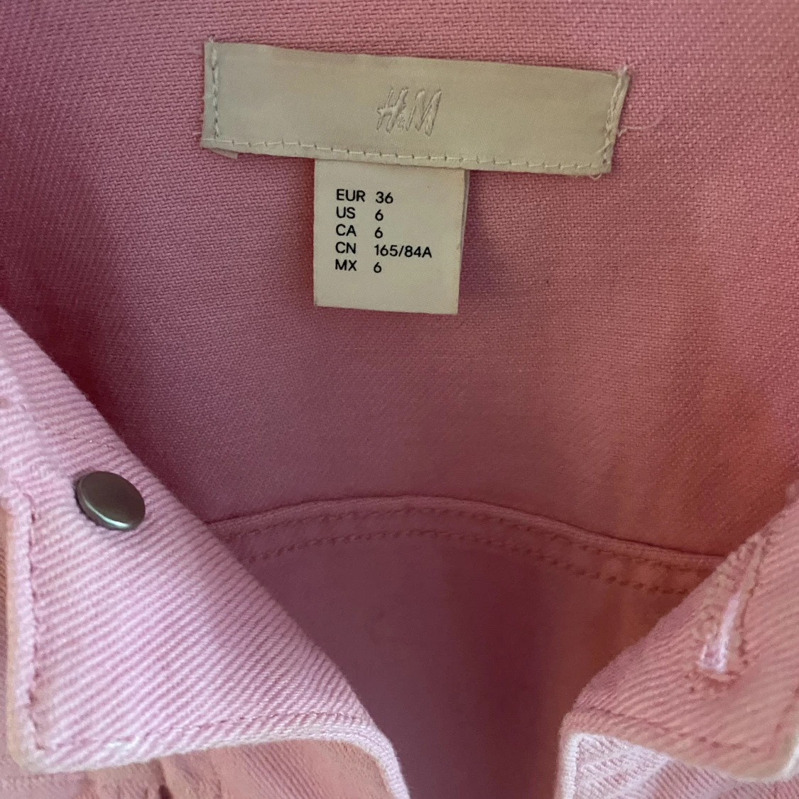 Rosa jeansjacka 36 H&M - 91
