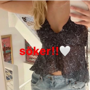 Söker zara topp - Söker den här toppen från zara helst i storlek s men även i xs💕