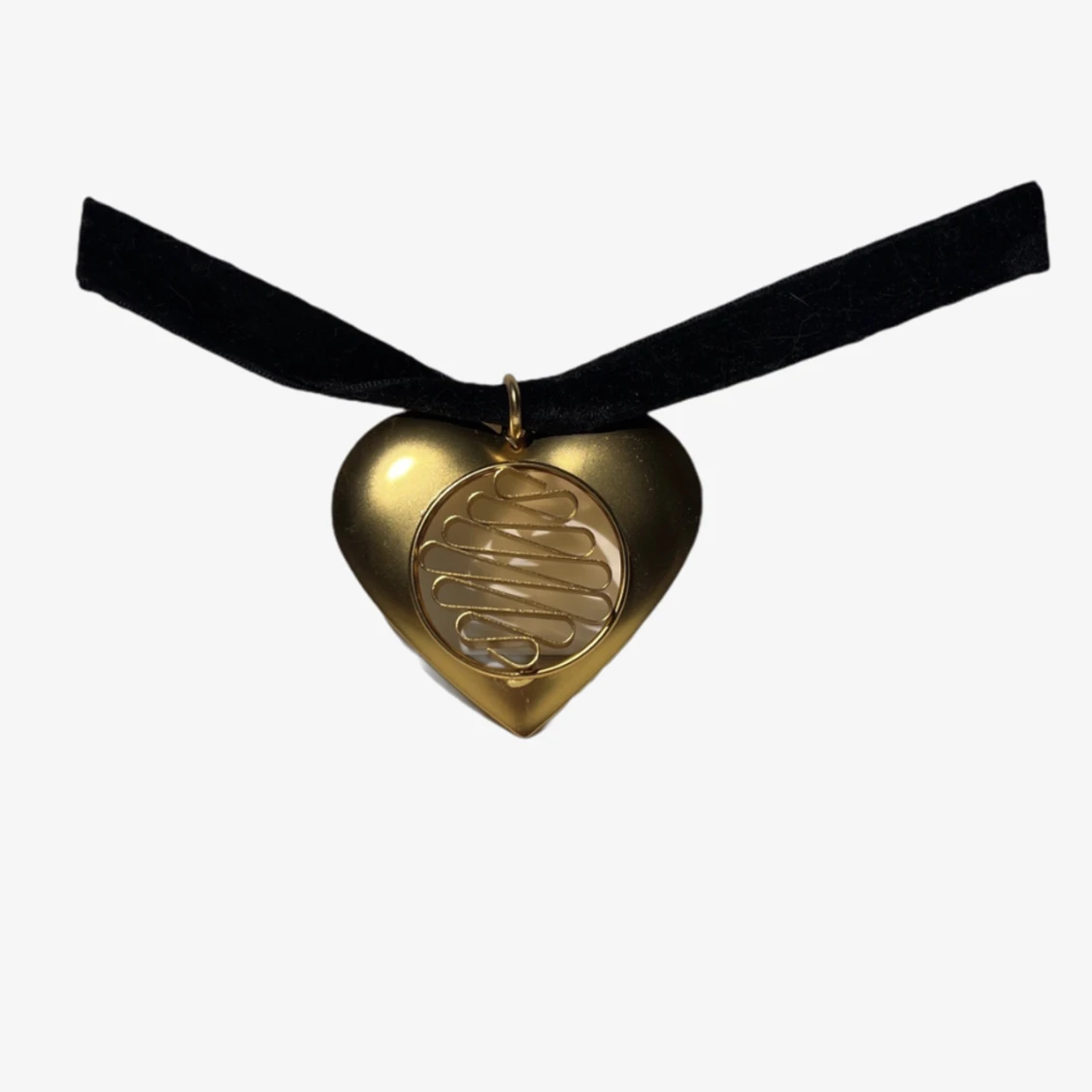 Choker med guldigt hjärta - 90