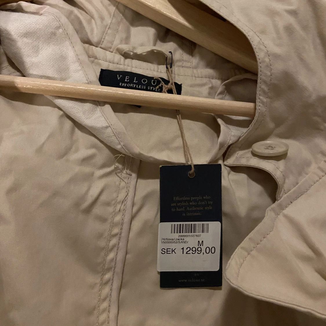 Ofodrad höst/vårkappa.  - 91