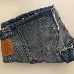 levis shorts - lite mörkare jeans från levis! de är i storlek 24 och jättefint skick
