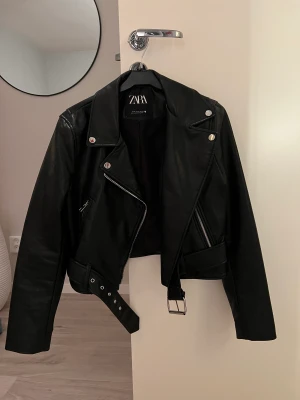 Skinnjacka  - Skit snygg skinnjacka från Zara.  Knappt använd. 