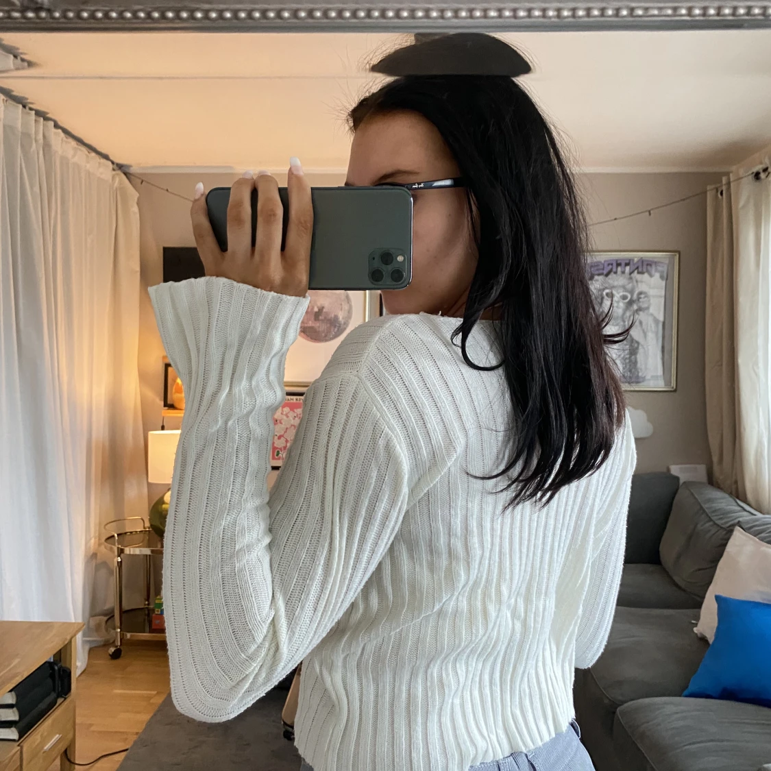 Vit stickad 💌💌💌 - 91