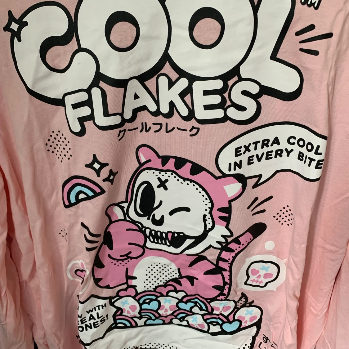 Coolshirtz ”cool flakes” långärmad tröja  i XL (extra large)  - 90