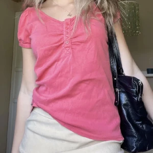 Rosa tröja - Söt y2k topp passar xs-m, bild från förra ägaren