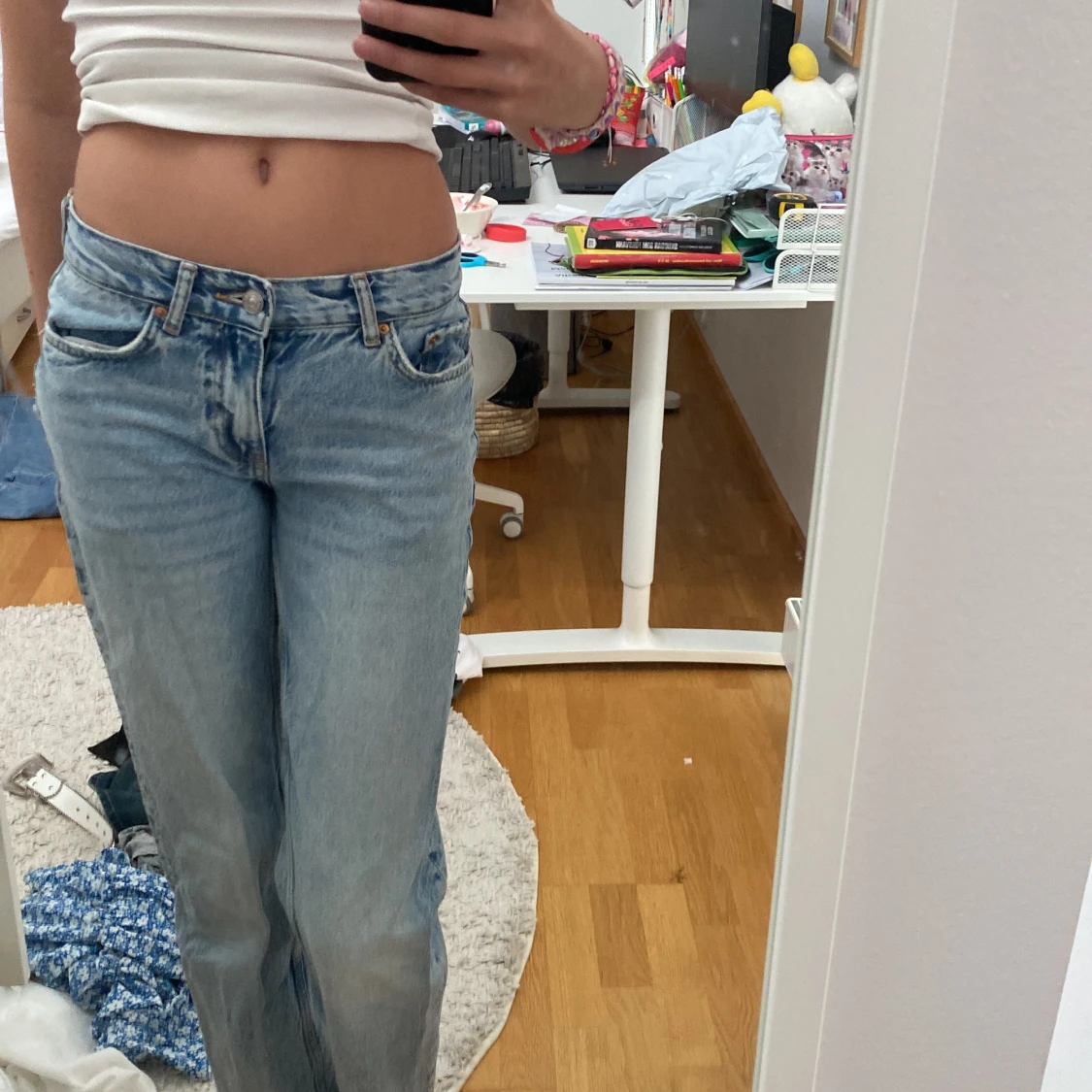 Snygga lågmidjade jeans