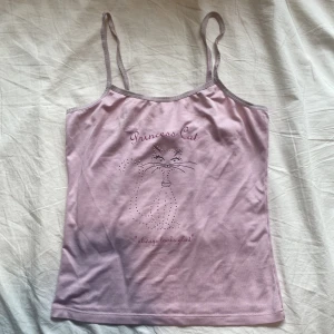 Pink y2k tank top  - Rosa stretchigt linne i fint skick/ Pink stretchy tank top in great condition 