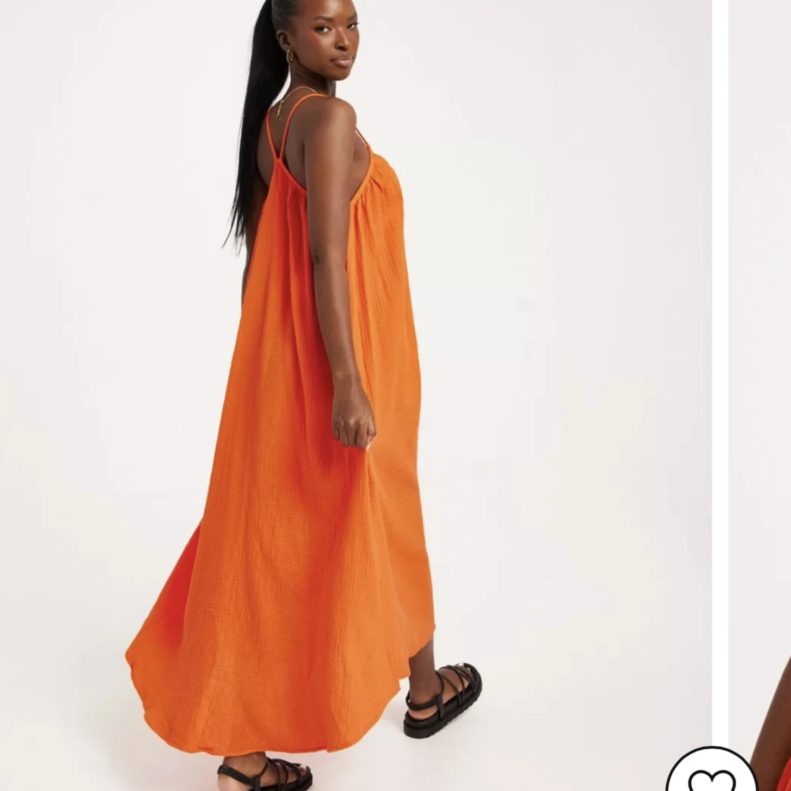 Orange klänning - 90