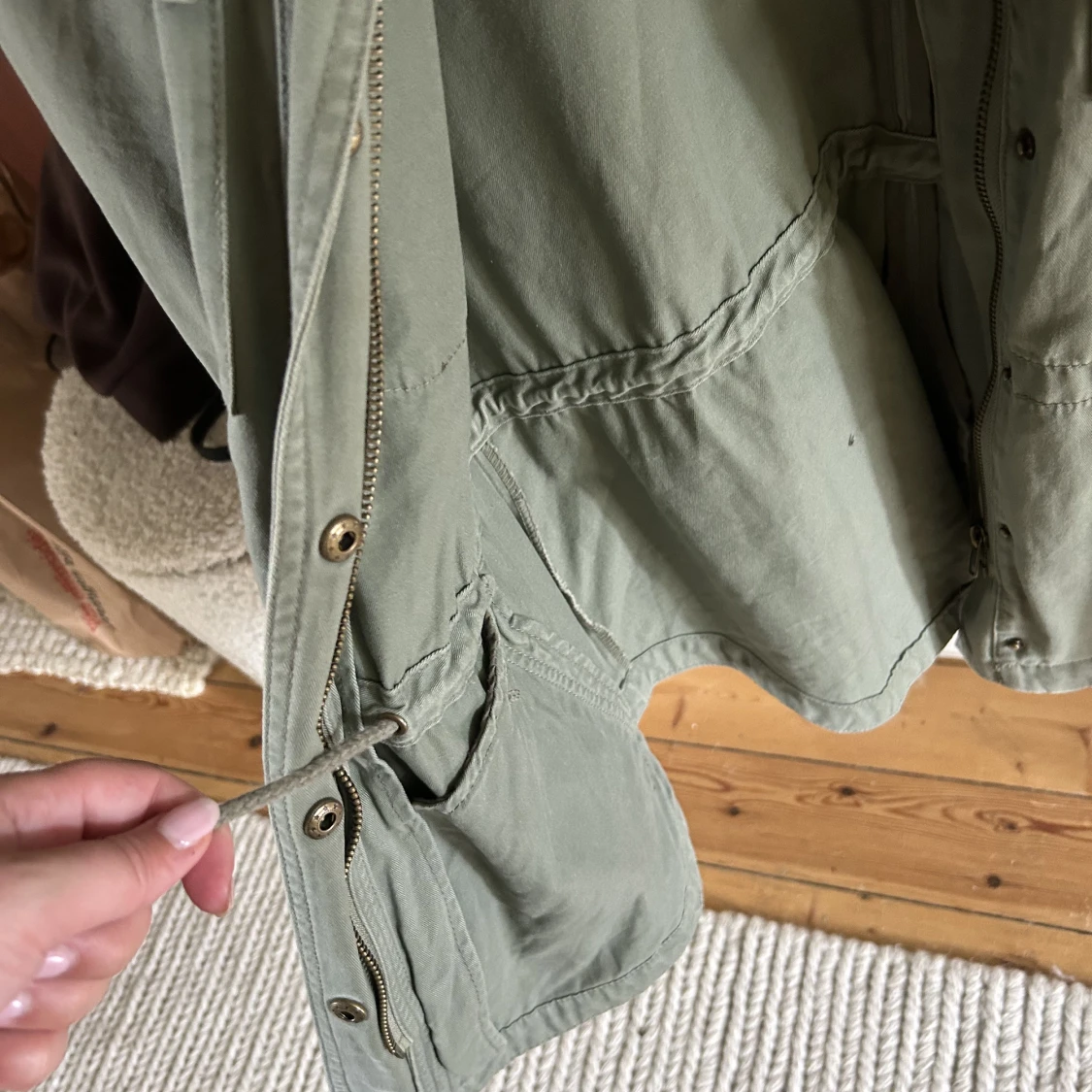 Grön militärjacka  - 91