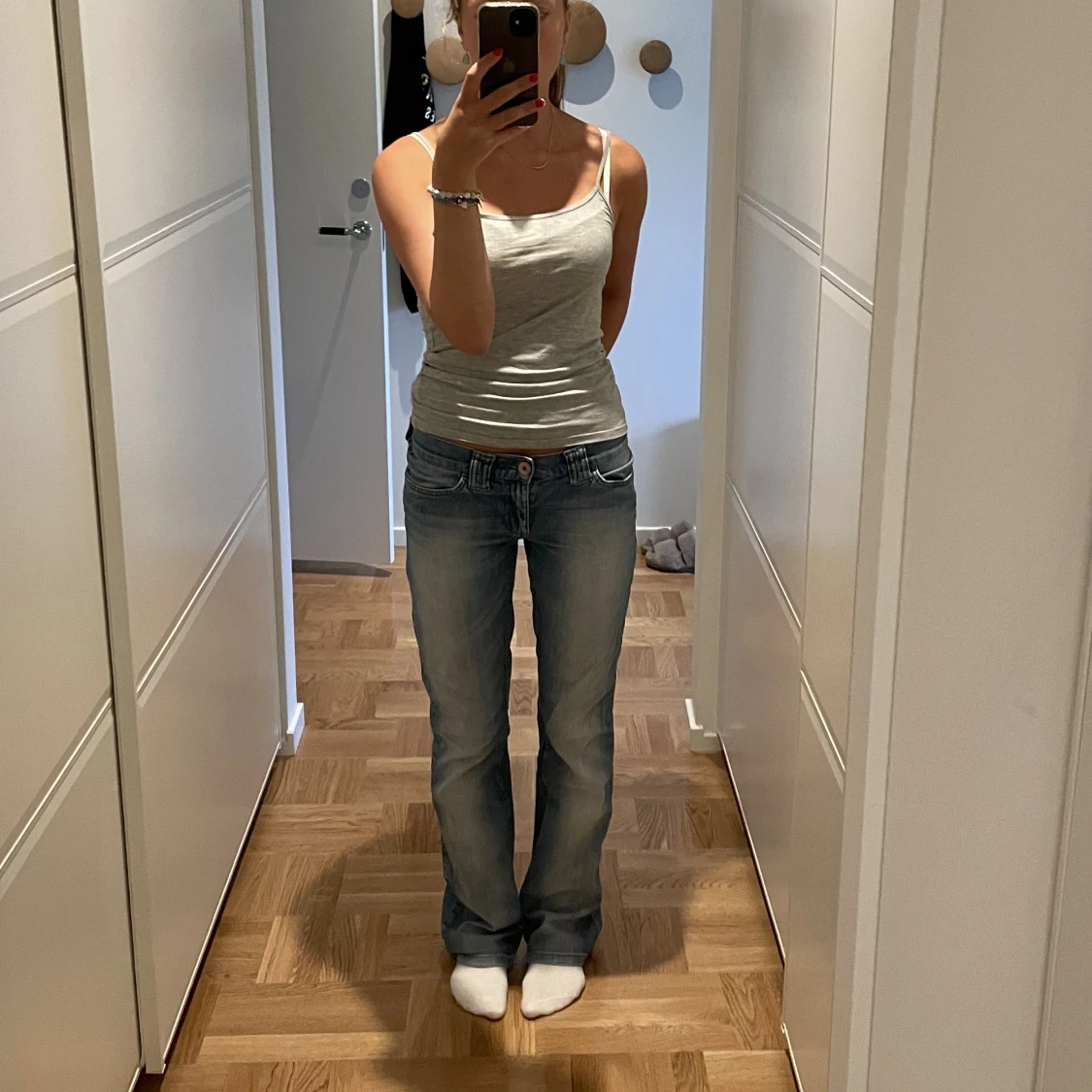 Lågmidjade jeans