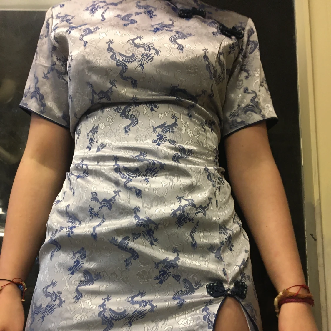 siden klänning - 90