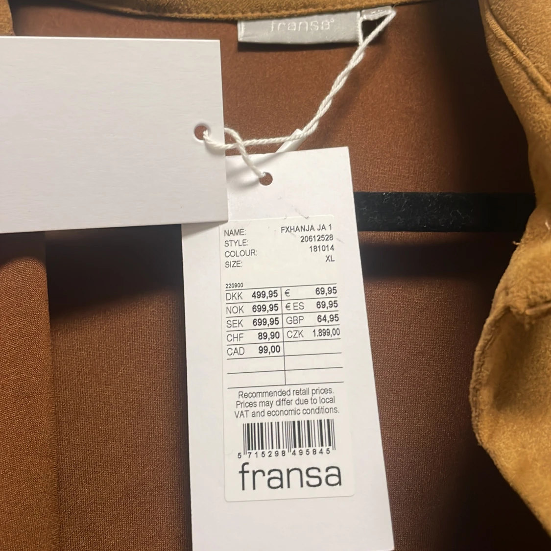 Läder jacka - FRANSA - 91