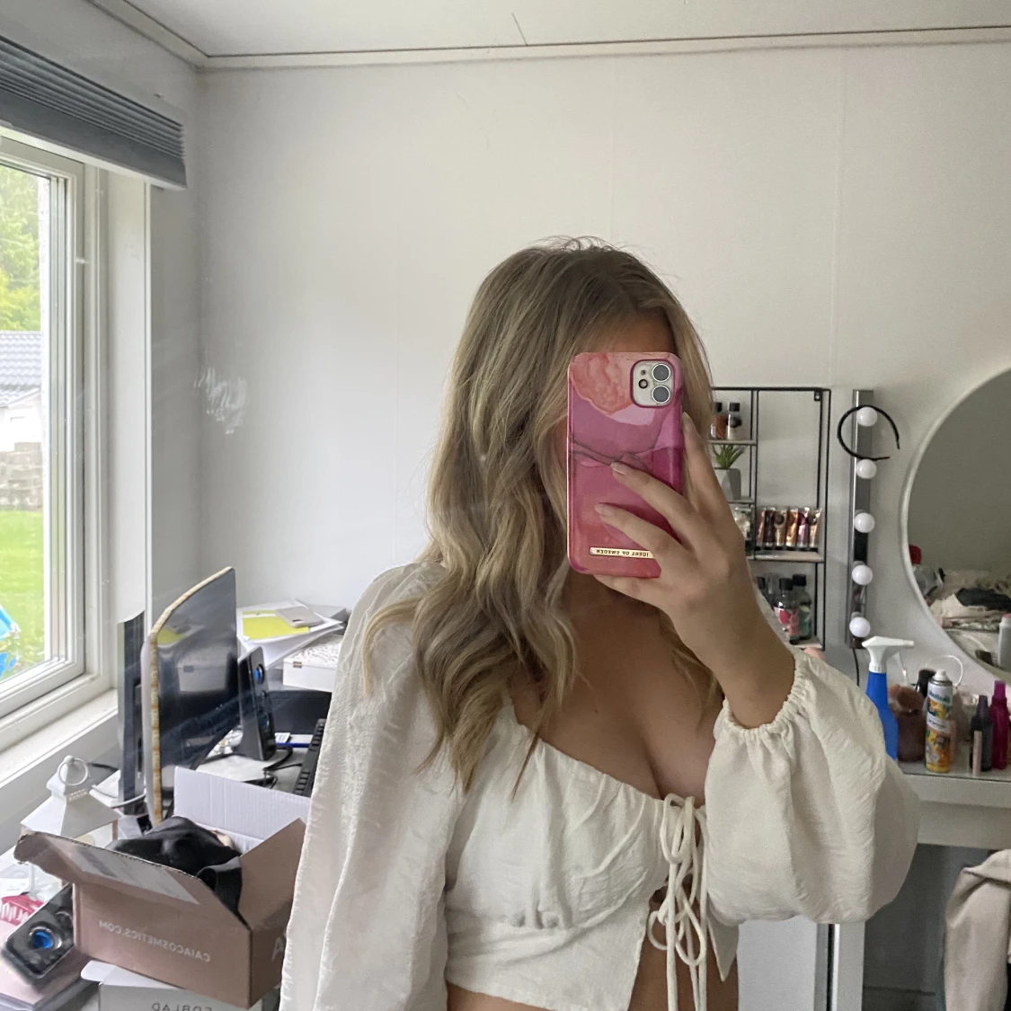 Söt blus från Gina med lapp kvar - 90