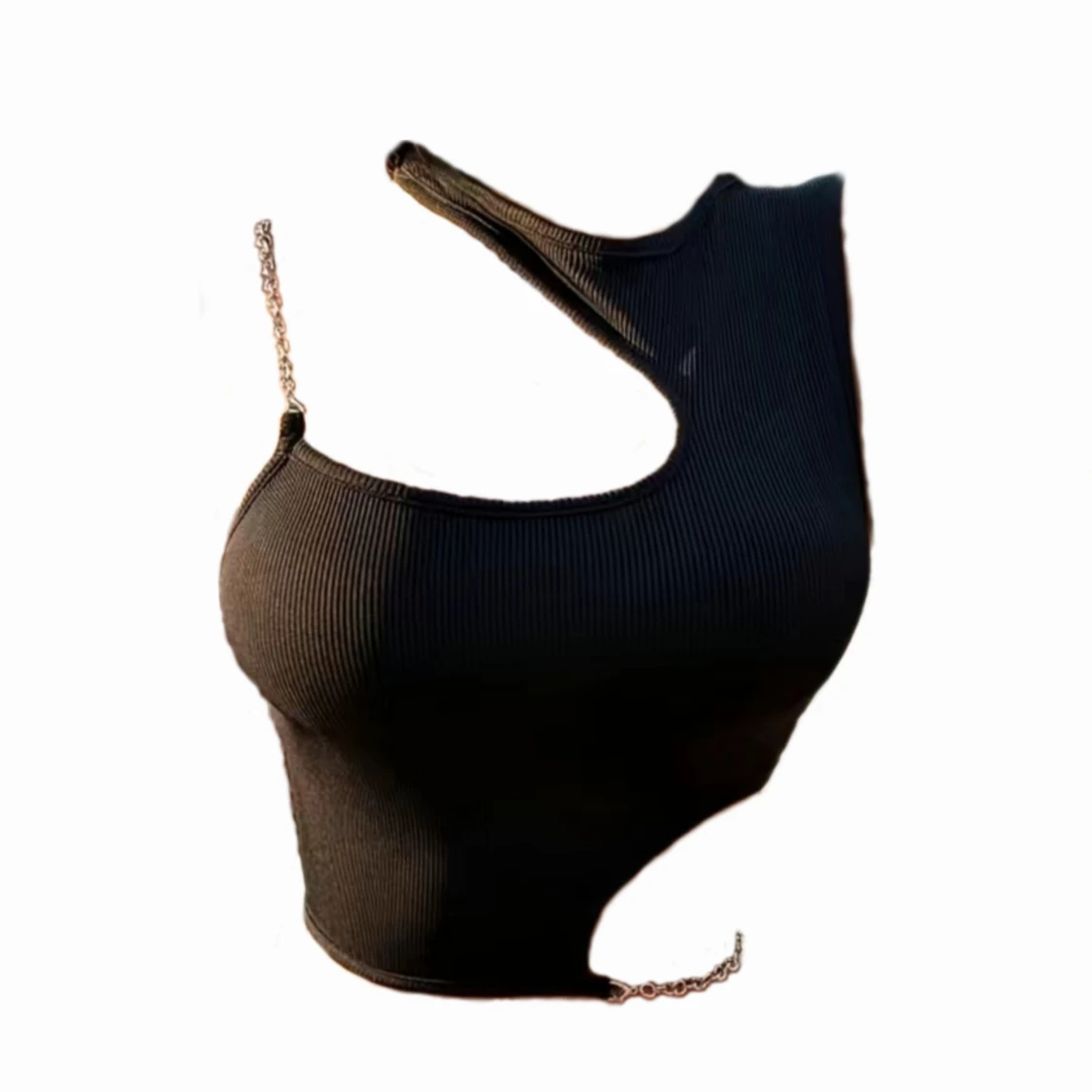 Snyggt croptop linne stl S