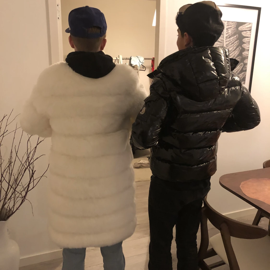 Snygg vit jacka - 90