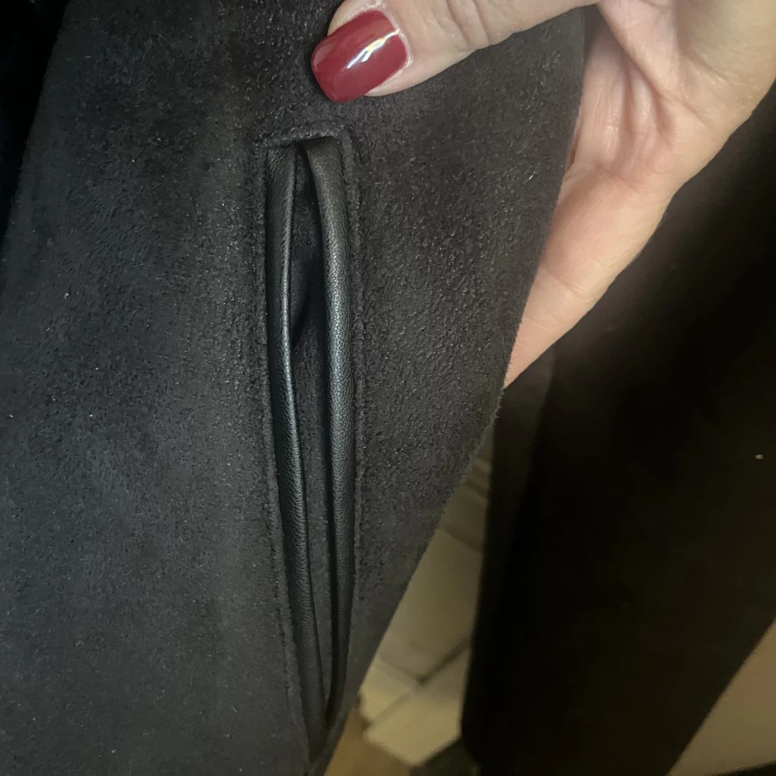 Ralph Lauren fuskpälsjacka  - 91