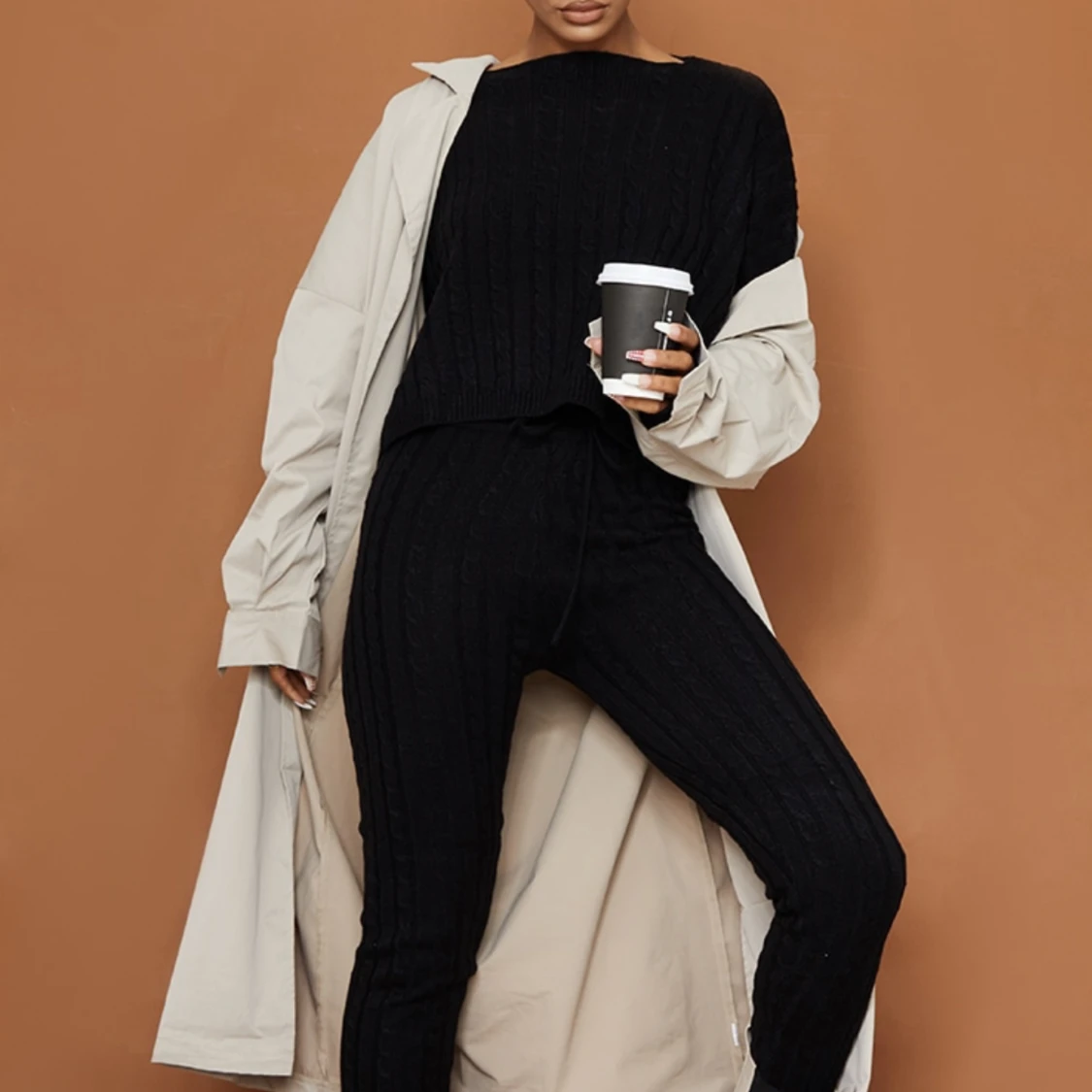 Mysig Knit jumper & legging set