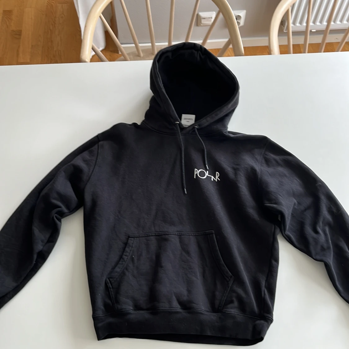 En polar hoddie i str S