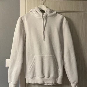 Hoodie - Vit hoodie, oversised 