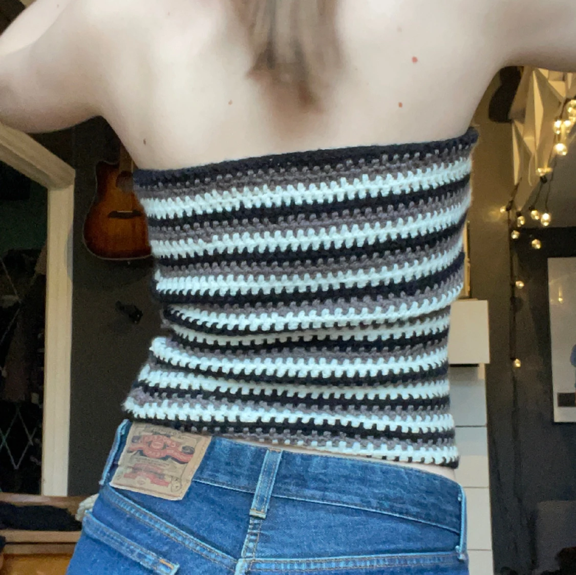 Virkad Bandeau topp - 91