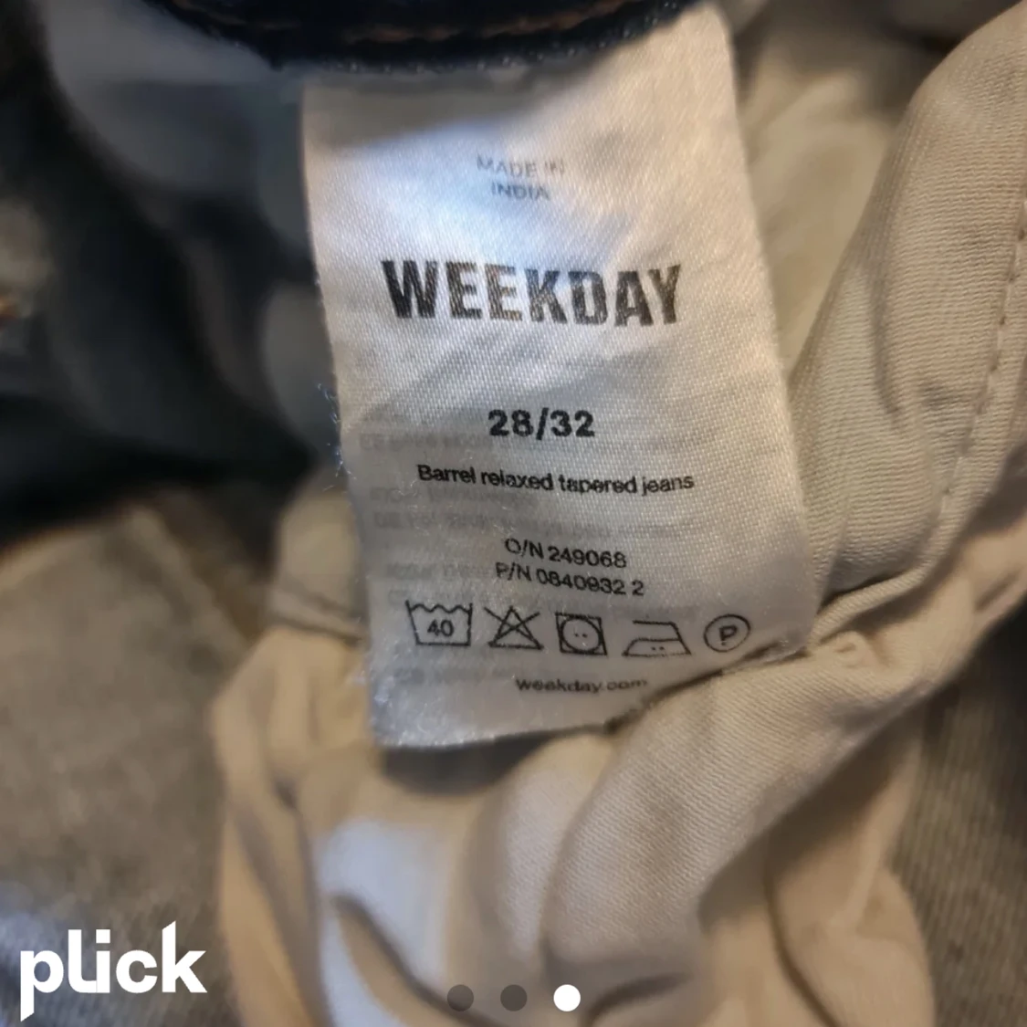 Weekday barrel jeans tapered fit - 91