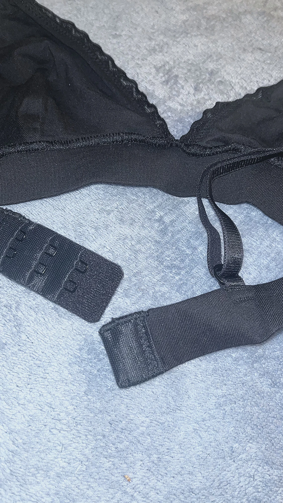 Svart Bralette  - 90