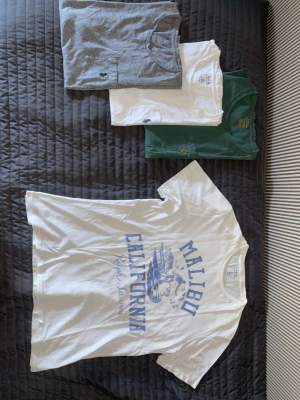 Säljer dessa Ralph Lauren T shirts i paket, du får alla! 100kr/st så detta är defenitivt en steal! De är i fint skick Postas bara Betalningar sker via Swish! 