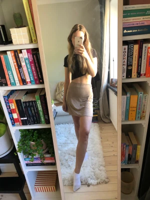 A line skirt - From NAKD in a very, very soft suede like material 