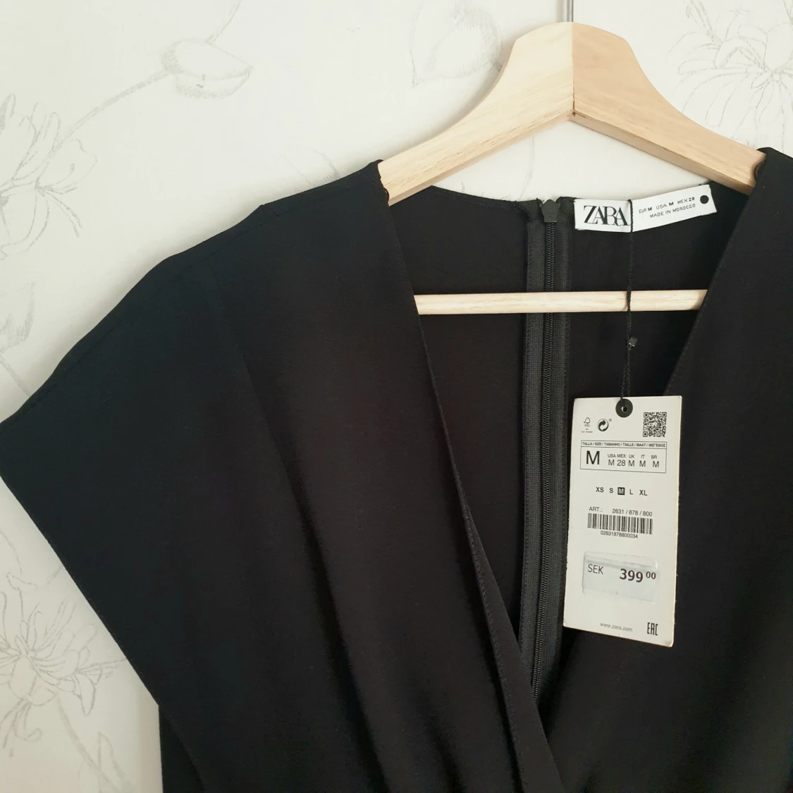 Zara svart asymmetrisk väst - 91