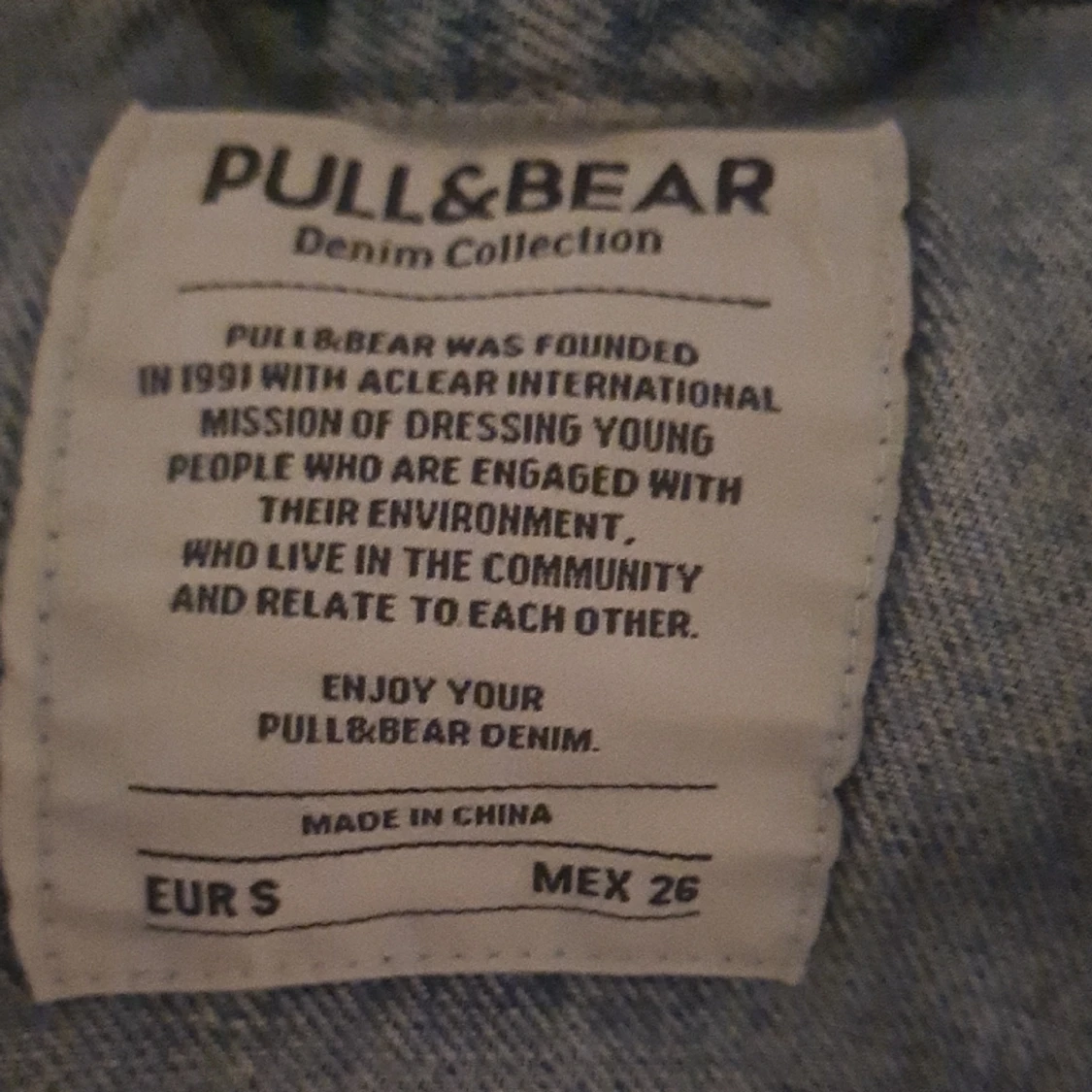 Pull&Bear jeans jacka  - 90