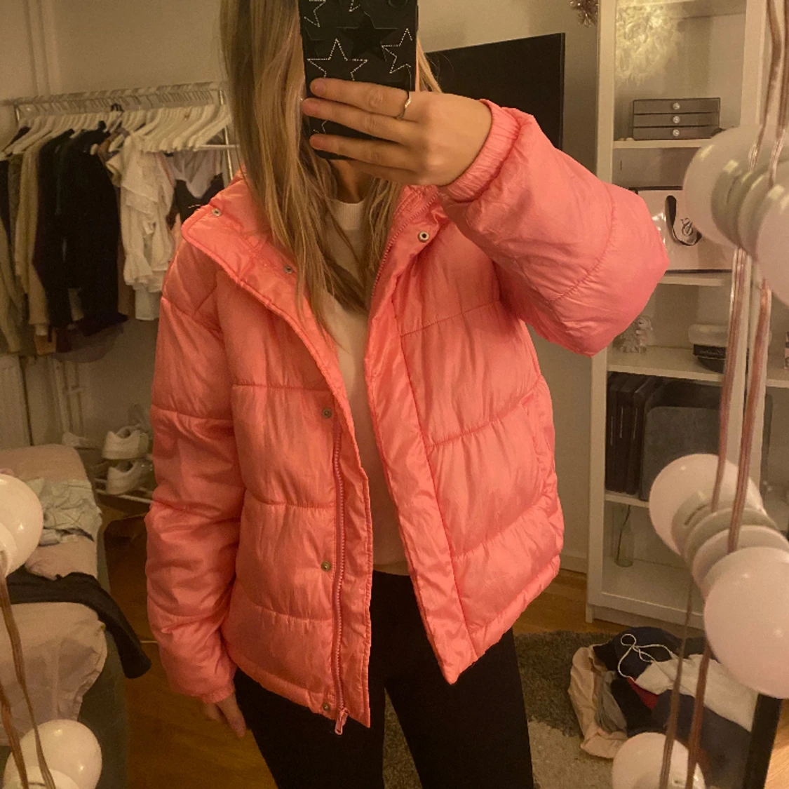 Rosa pufferjacket - 91