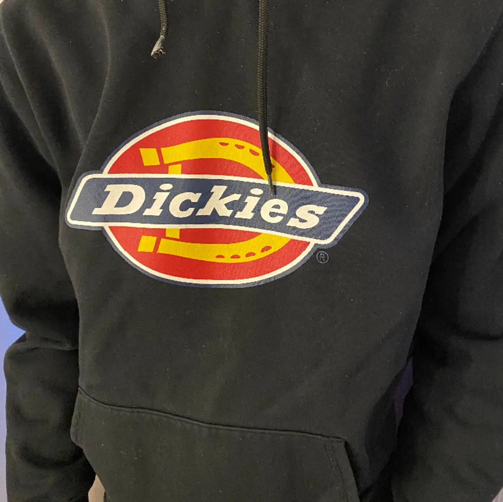 Säljer en svart Dickies Hoodie, använts fåtal gånger och är i nyskick. Hoodies.